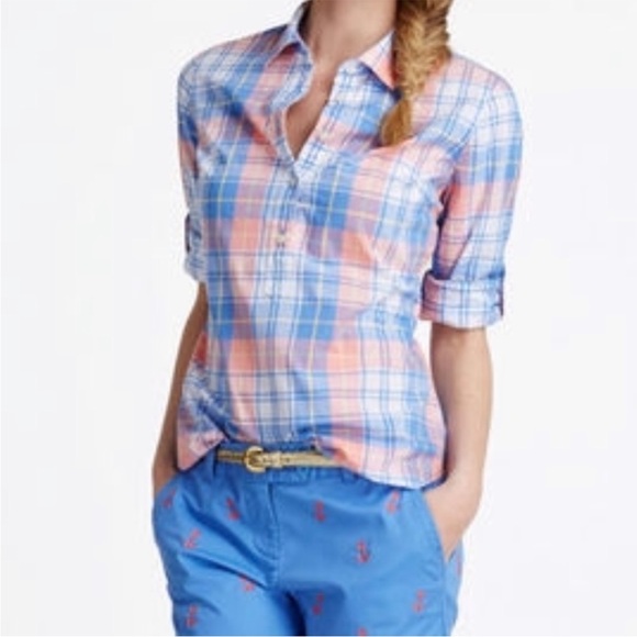 Vineyard Vines Plaid Popover Shirt - Picture 6 of 6